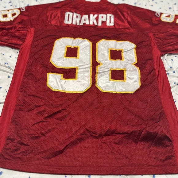 NFL On The Field Washington Commander’s Redskins Brian Orakpo Jersey #98 Sz: 40. - Picture 9 of 10